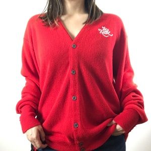 PineState “ the kettle” vintage cardigan.